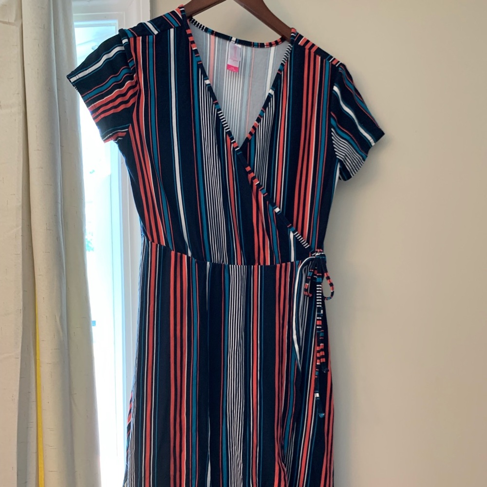Junior’s Wrap Dress - Beach Cover Up - size L